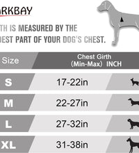 No Pull Dog Harness Front Clip Heavy Duty Reflective Easy Control Handle for Large Dog Walking(Red,L)