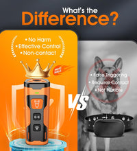 Dog Bark Deterrent Devices for Own or Neighbor'S Dog Ultrasonic Dog Training Device Safe & Effective Portable anti Barking Device for Dogs Indoor Outdoor Use Orange