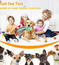 Large Squeaky Dog Toys- Plush Dog Toys with Soft Fabric for Small, Medium, and Large Dogs Daily Companionship, Training Reward Gift