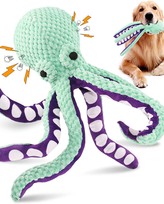 Large Squeaky Dog Toys- Plush Dog Toys with Soft Fabric for Small, Medium, and Large Dogs Daily Companionship, Training Reward Gift